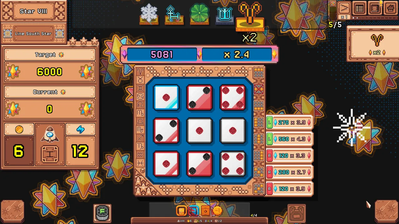 Star Dice — in-game combat moment