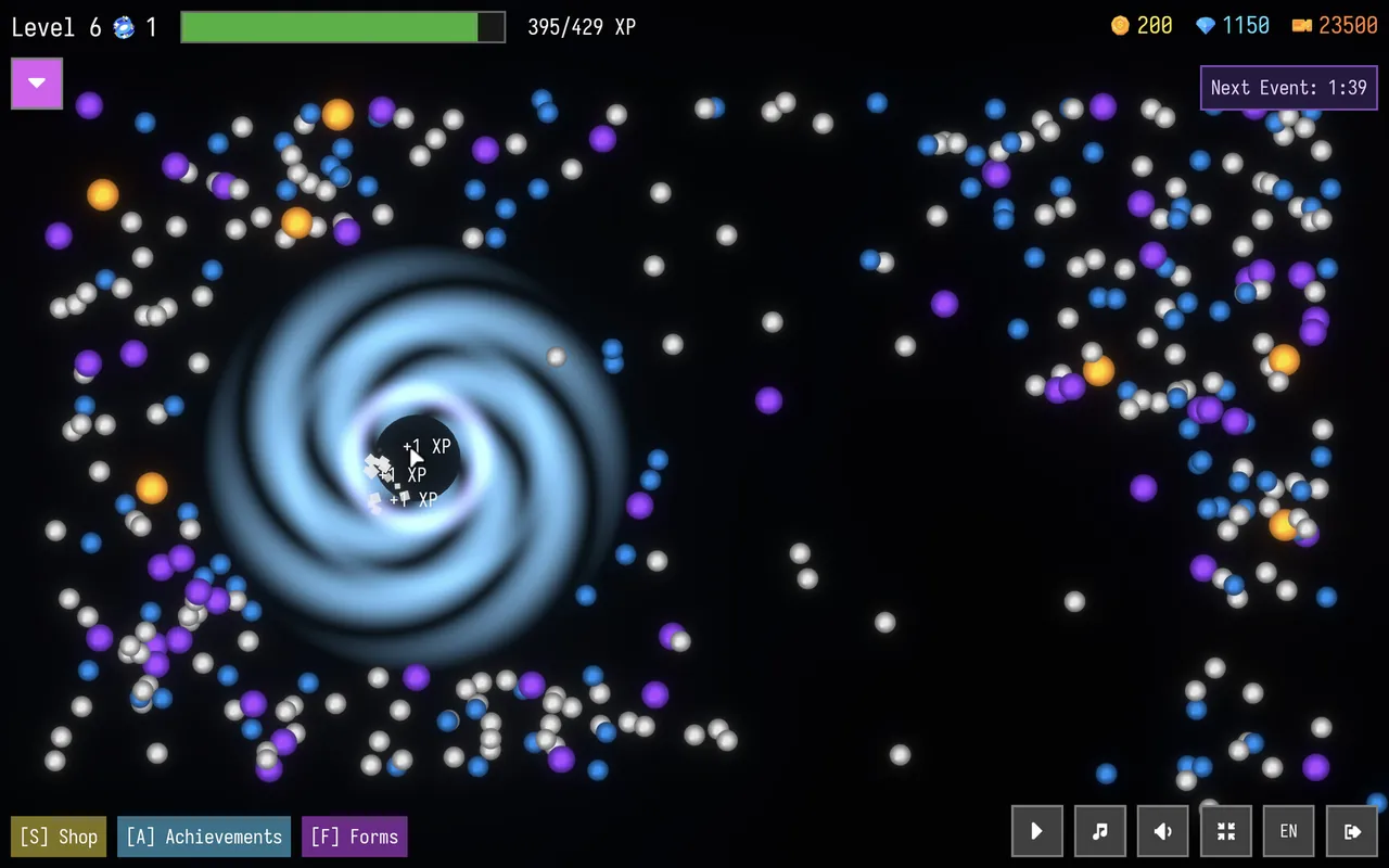 Supernova Idle — in-game combat moment