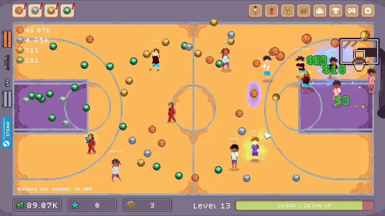 Swish Ball Clicker — environment preview