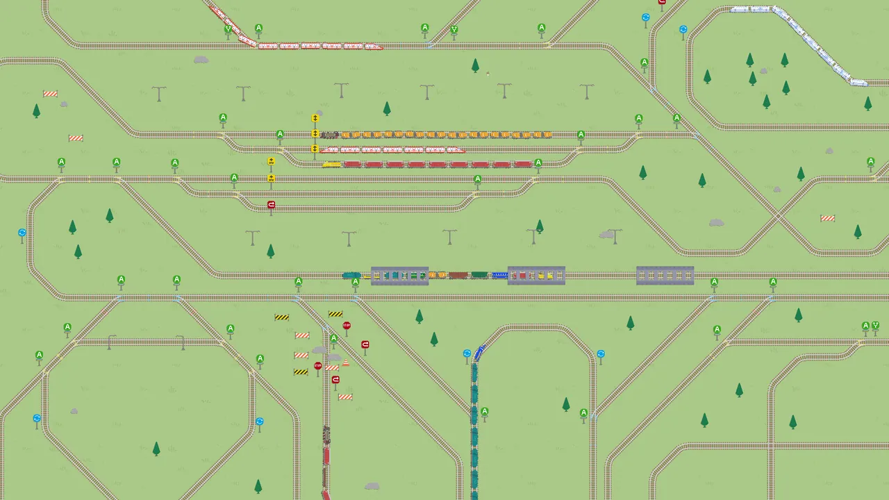 Tiny Train Tycoon — in-game combat moment