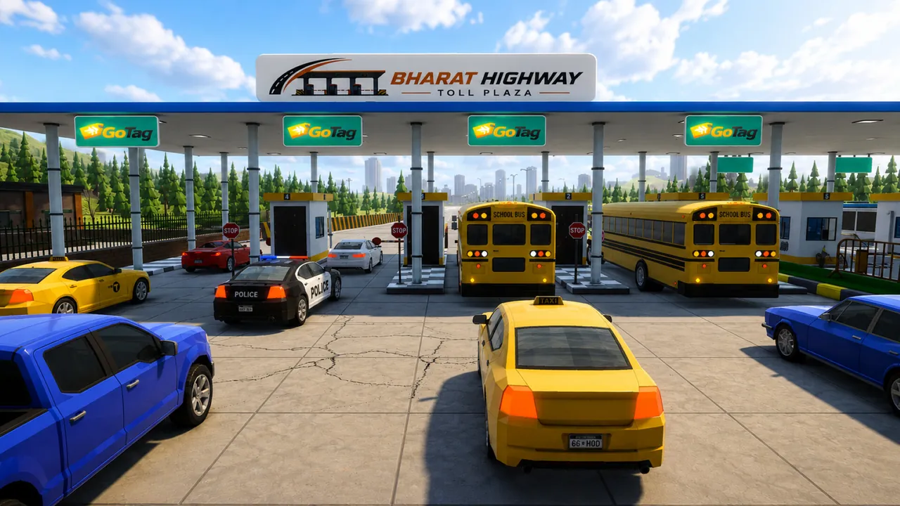 Toll Plaza Simulator — gameplay showcase